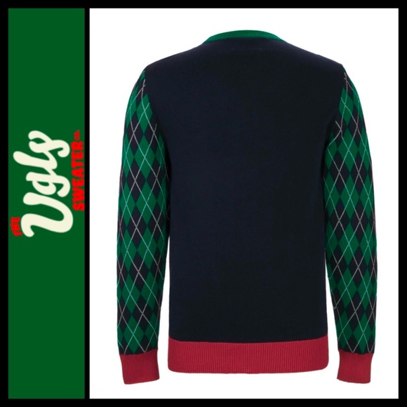 NWOT Ugly Christmas Sweater Unisex Golfing Santa - Picture 4 of 10